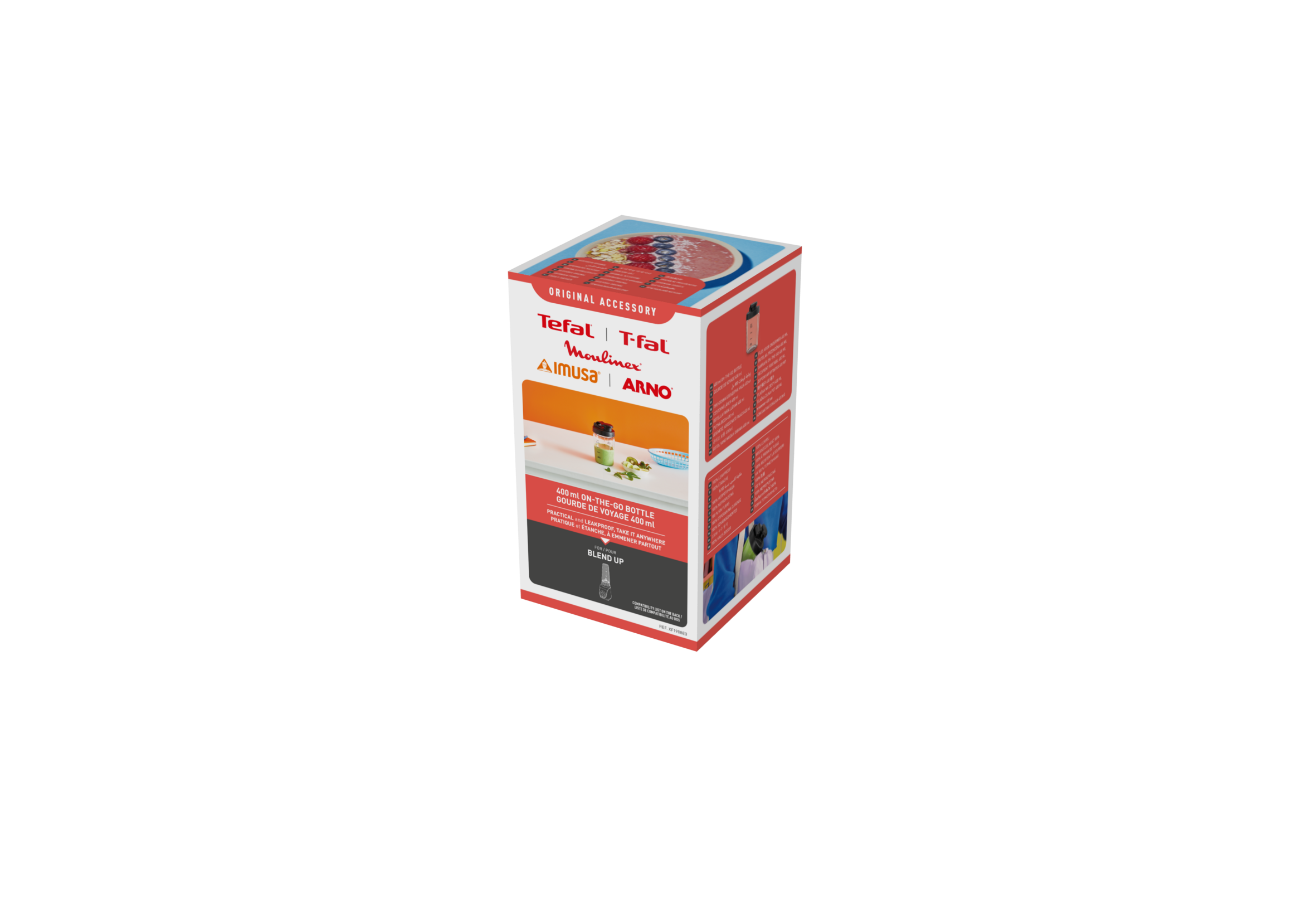 Garrafa portátil de 400 ml XF1908E0