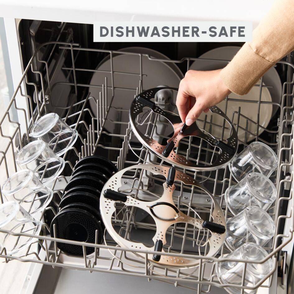 Conjunto com 8 frascos, acessório para aparelho de cozinha multifunções Cookeo, manuseio fácil XA6140E4