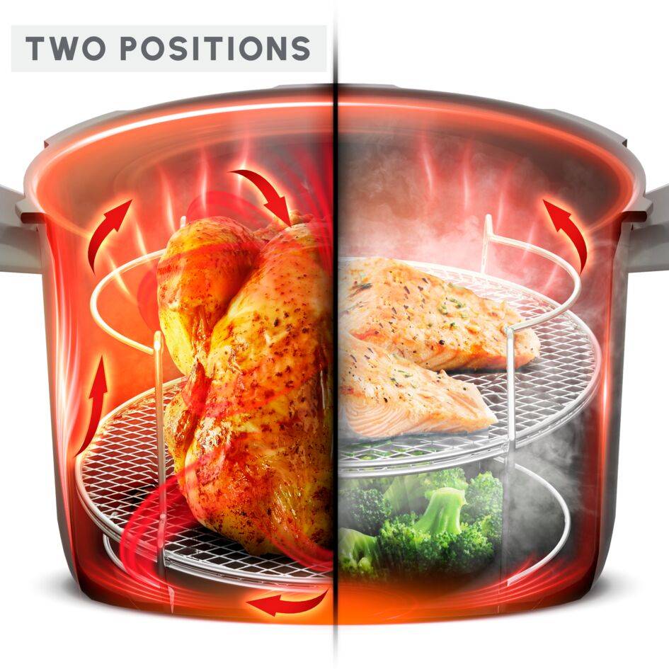 Grelha 2 em 1, Separador de cozedura XA60AD10