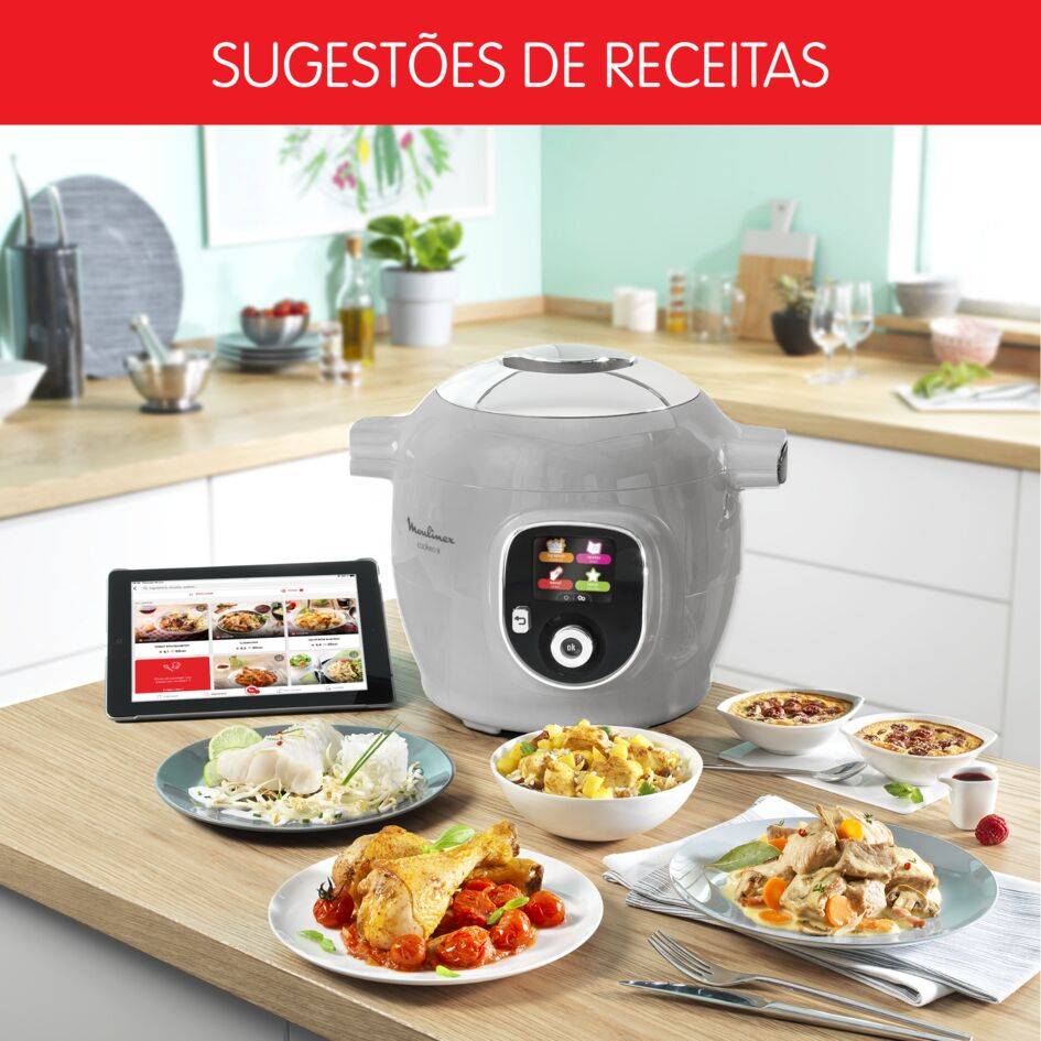 Cookeo+ Cinzenta 80 receitas