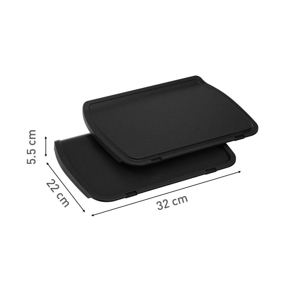 Placas Plancha para OptiGrill/OptiGrill Elite, antiaderentes ideais para ingredientes delicados XA728835
