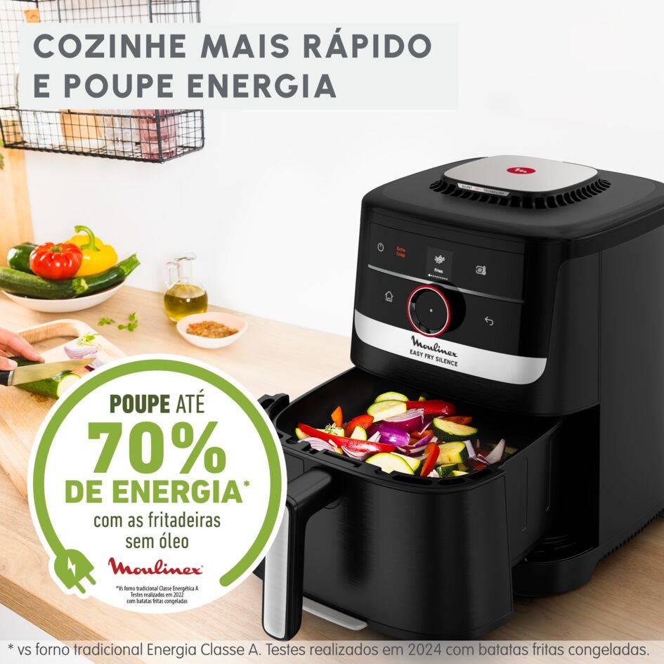 Easy Fry Silence 5 L com Sistema Smart Assist