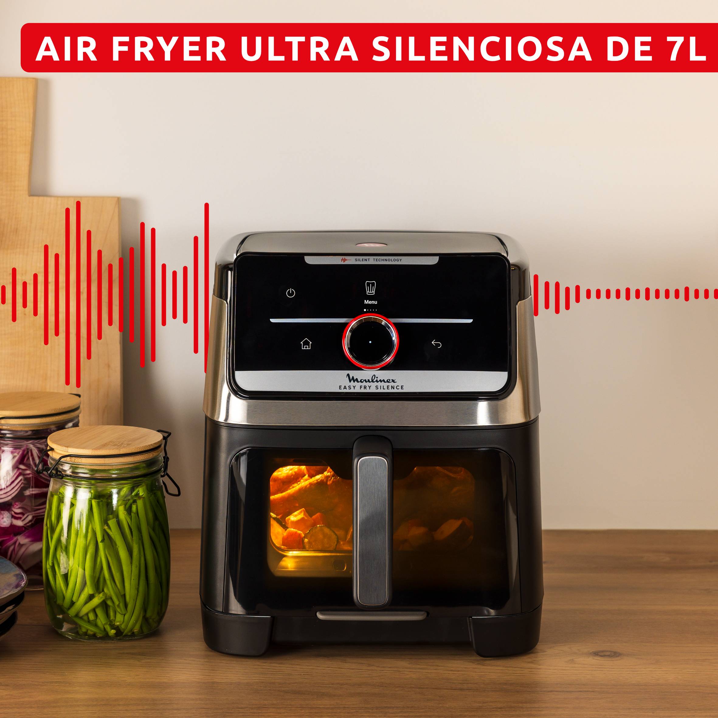 Easy Fry Silence XXL, 7L com Smart Assist