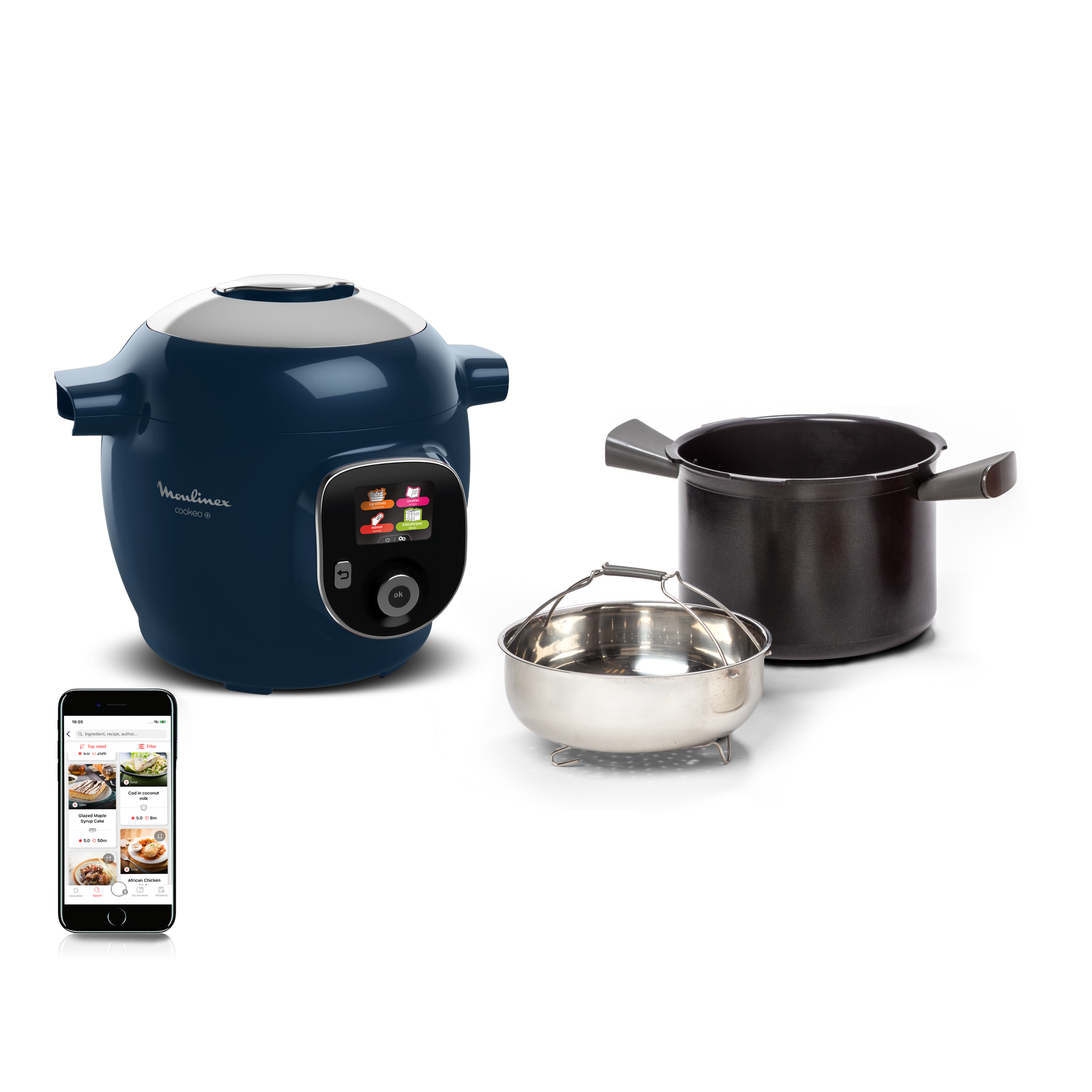 Cookeo+ Midnight Blue 150 receitas
