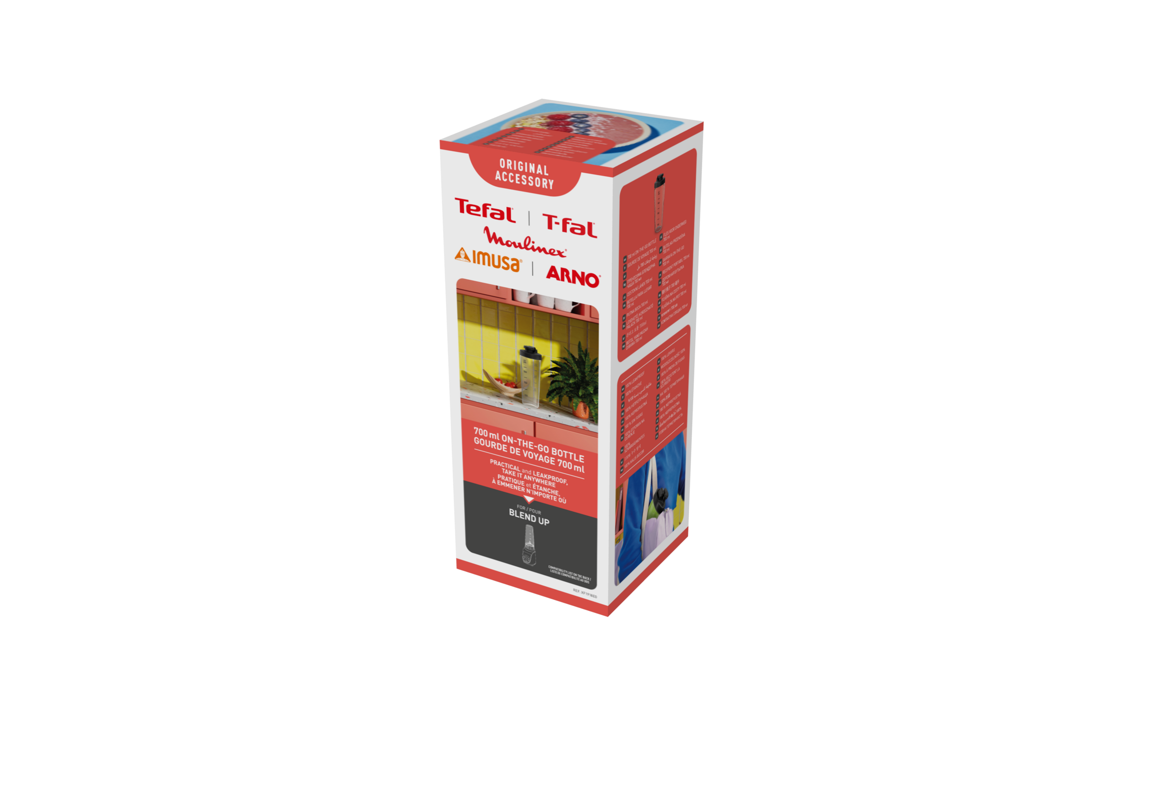 Garrafa portátil de 700 ml XF1918E0