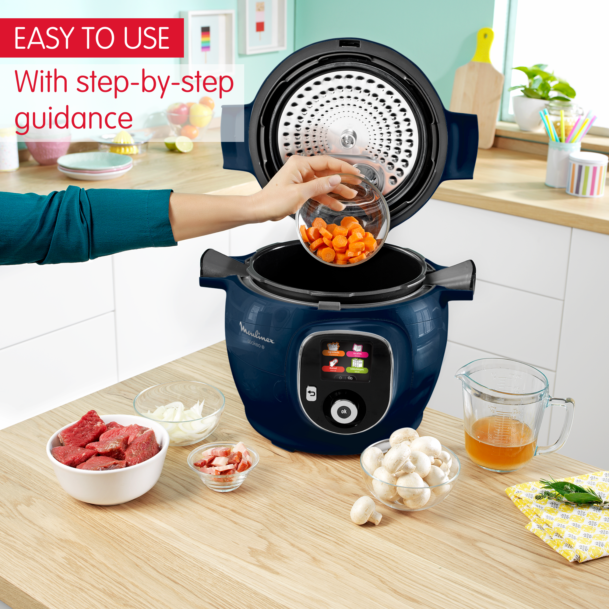 Cookeo+ Midnight Blue 150 receitas