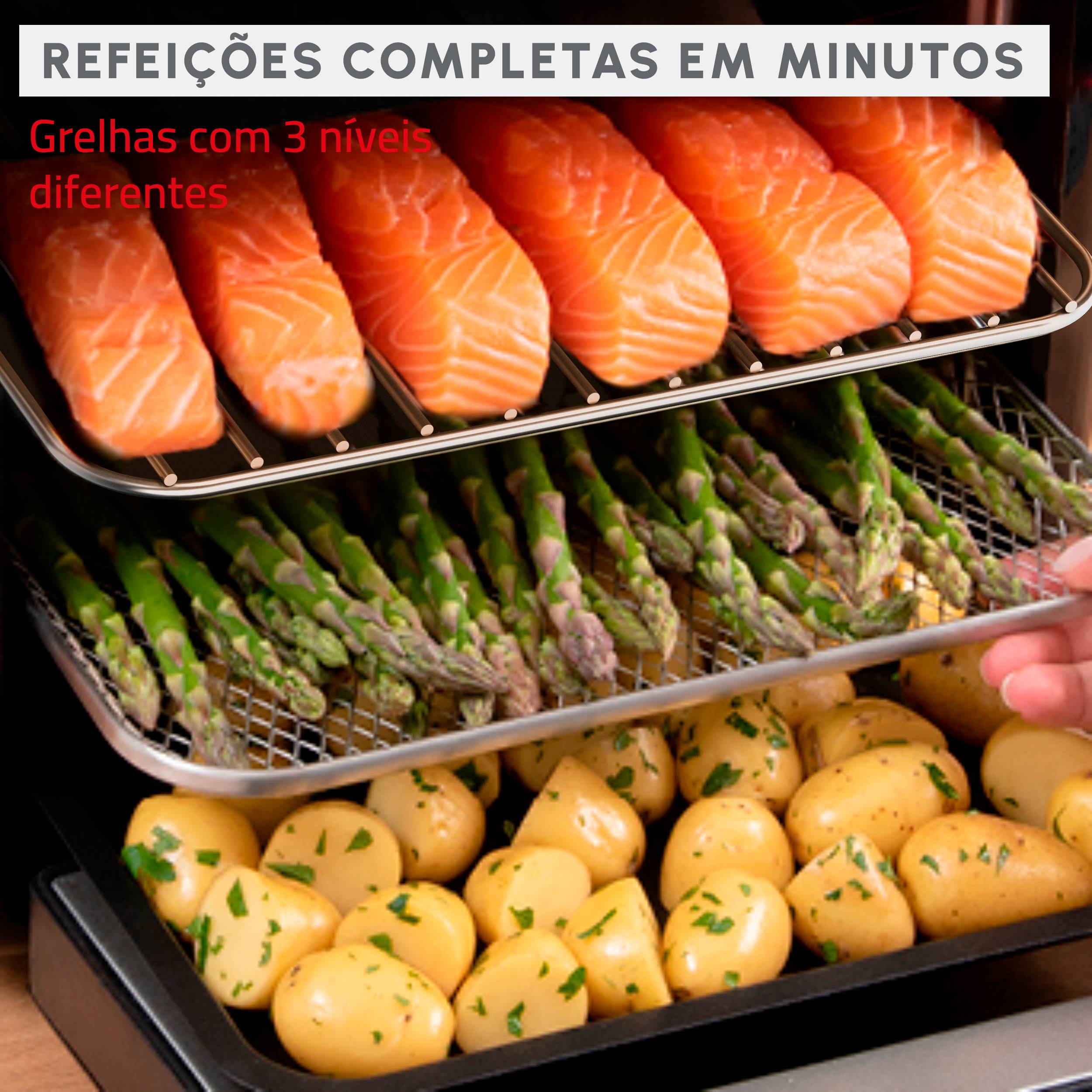 Easy Fry Multifunções 9 em 1 de 15 L