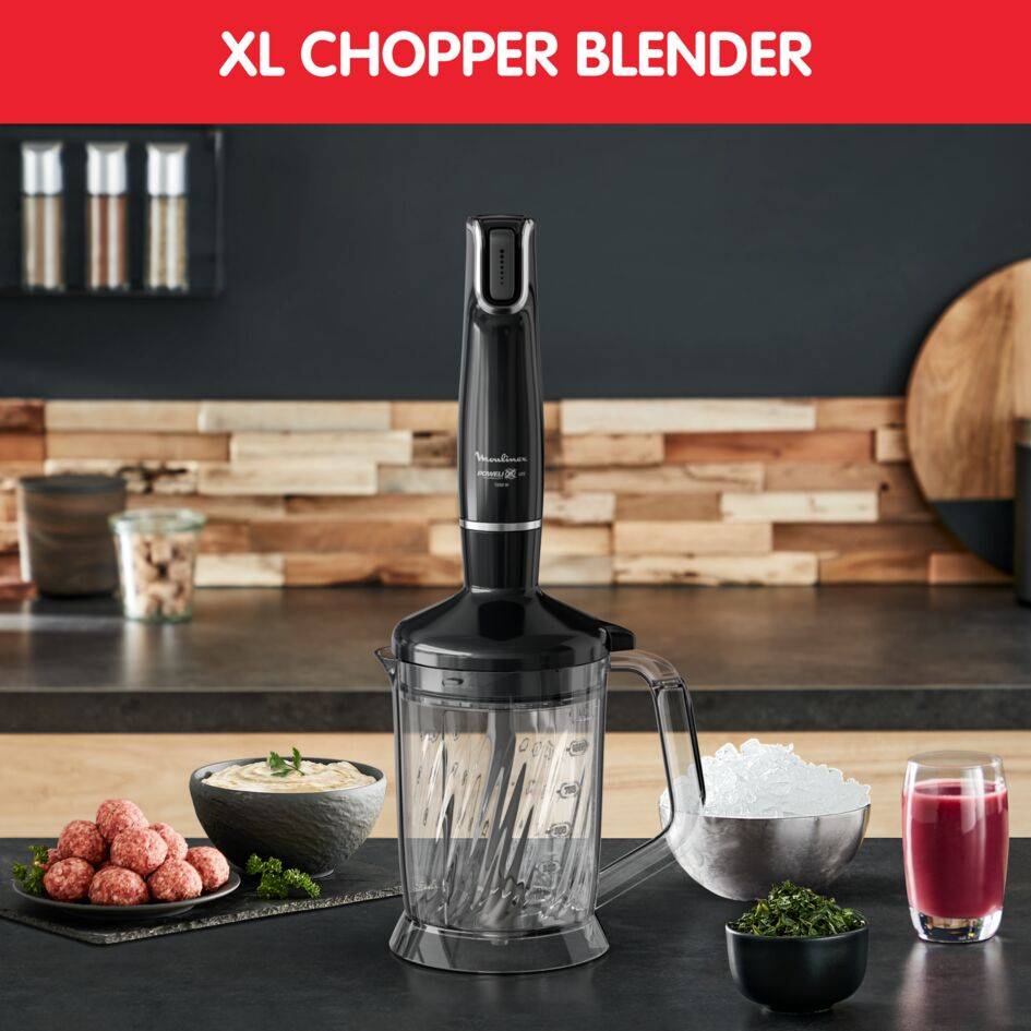 INFINY FORCE 4 EM 1 - Batedor, Mini Picadora e Picadora/Liquidificadora XL