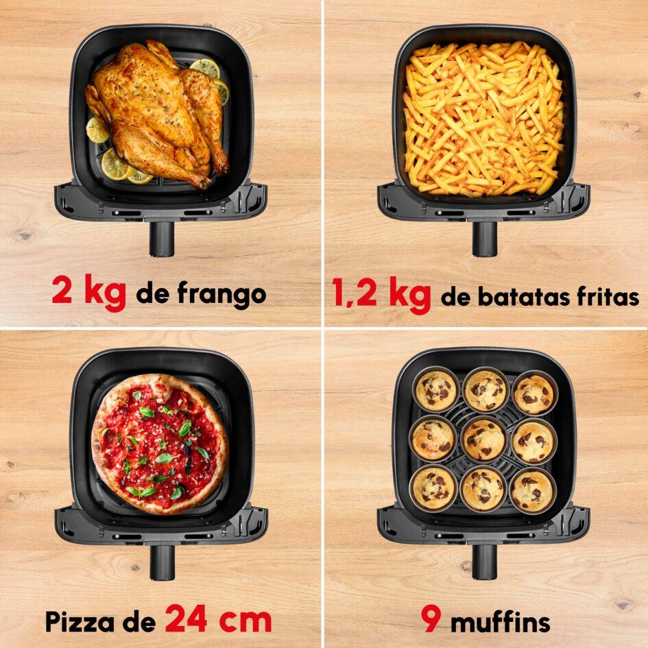 Easy Fry Mega 7,5 L, Cinzento Java Pepper