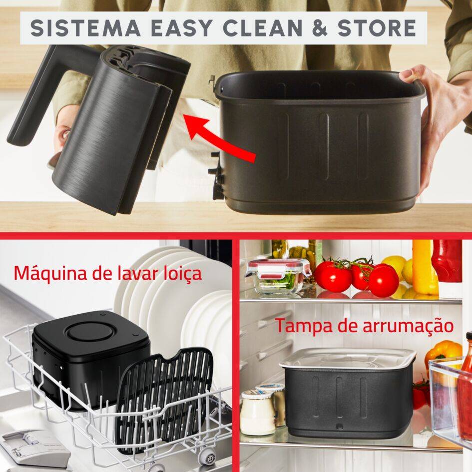 Easy Fry Silence 5 L com Sistema Smart Assist