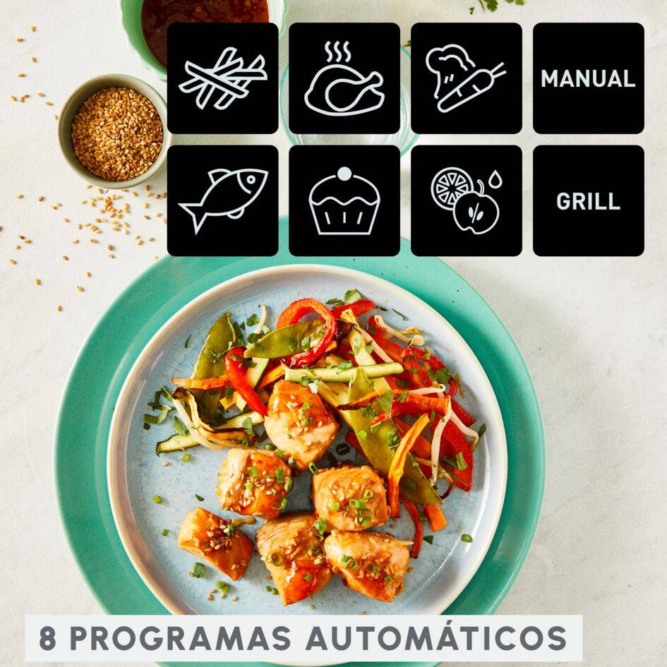 Dual Easy Fry & Grill 8.3 L Inox