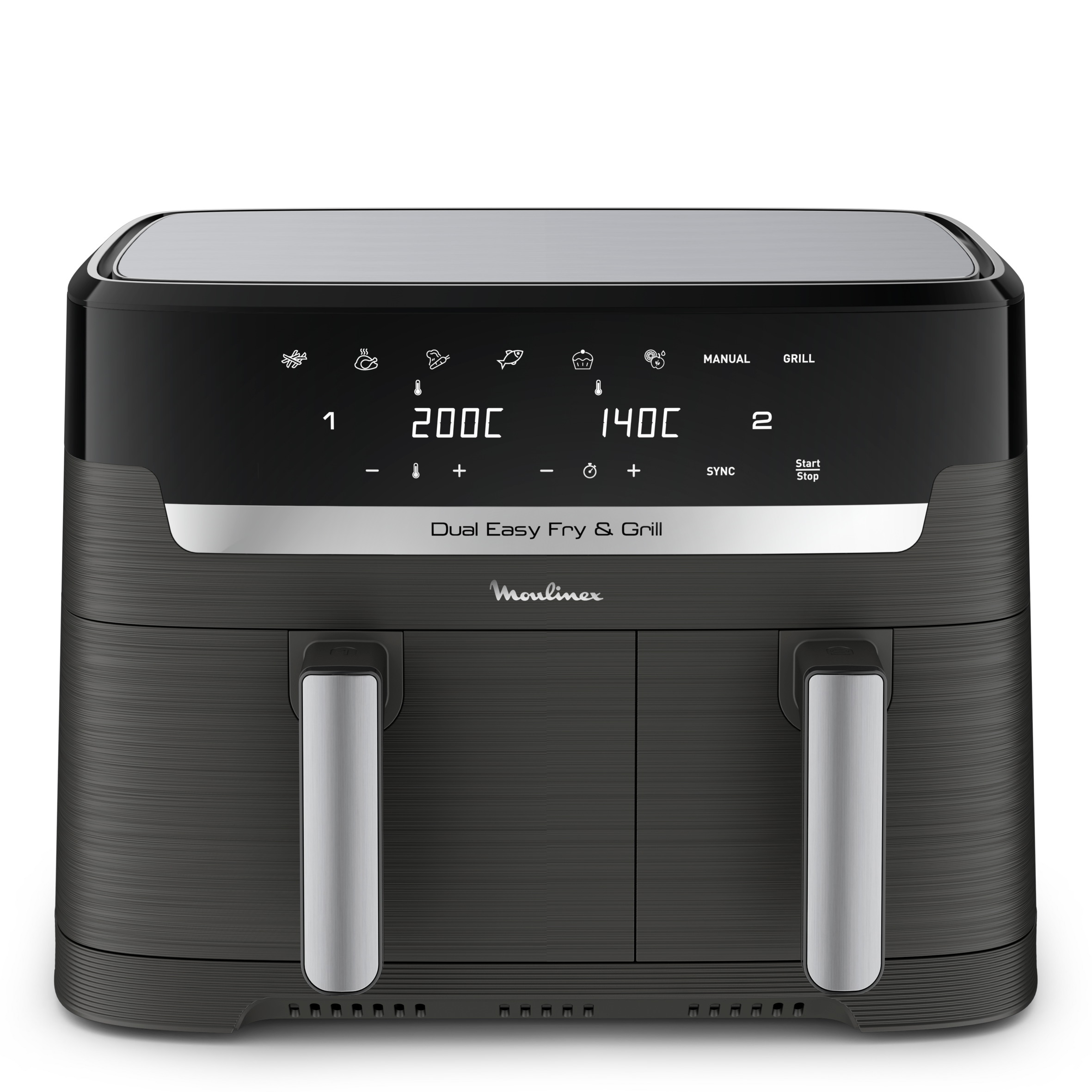 Dual Easy Fry & Grill 8.3 L Cinza