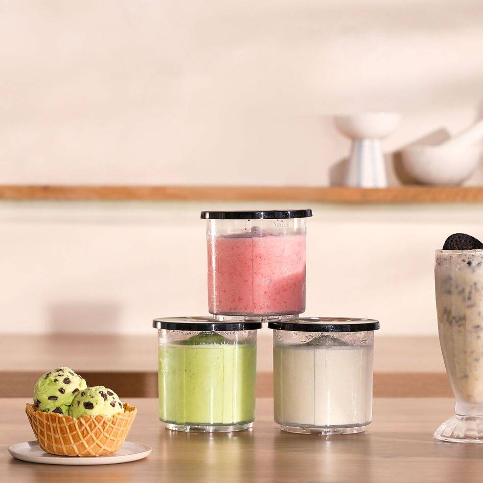 3 tigelas de 480 mL com tampas XF60W0F0