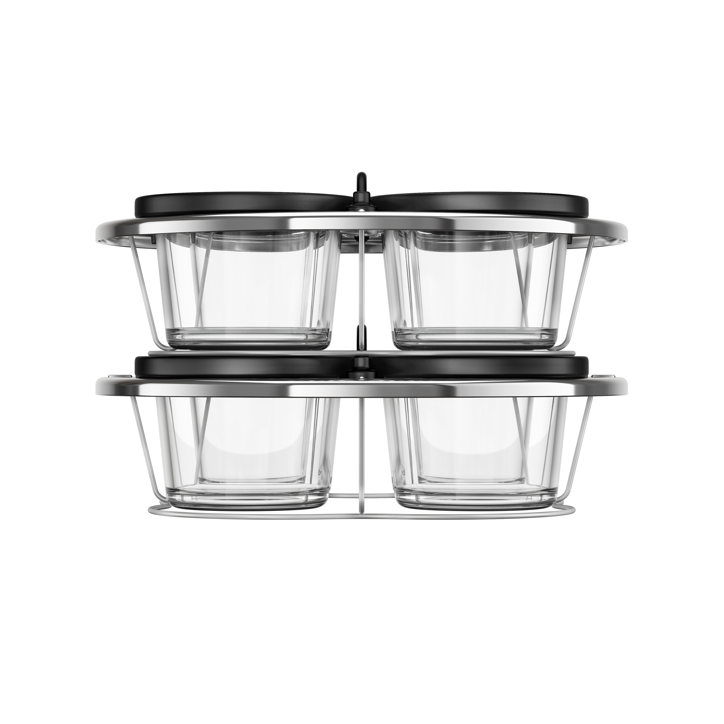 Conjunto com 8 frascos, acessório para aparelho de cozinha multifunções Cookeo, manuseio fácil XA6140E4
