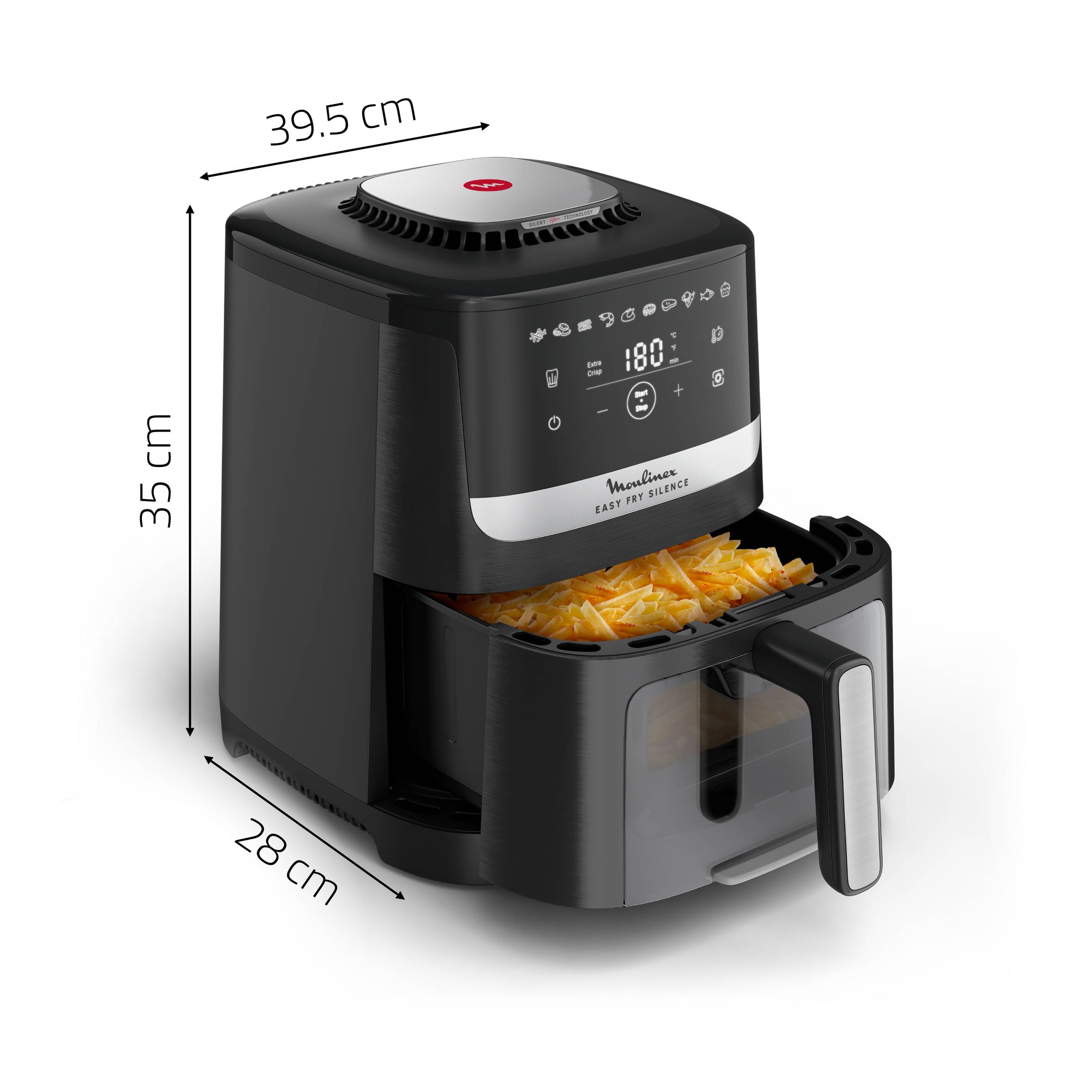 Easy Fry Silence 5 L com Janela de Observação