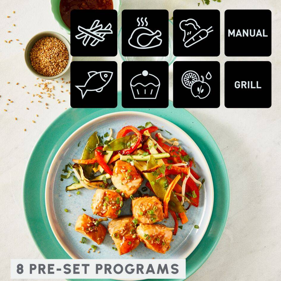 Dual Easy Fry & Grill 8.3 L Cinza