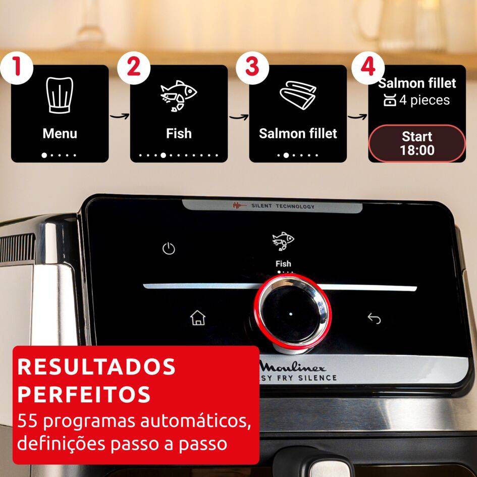Easy Fry Silence XXL, 7L com Smart Assist