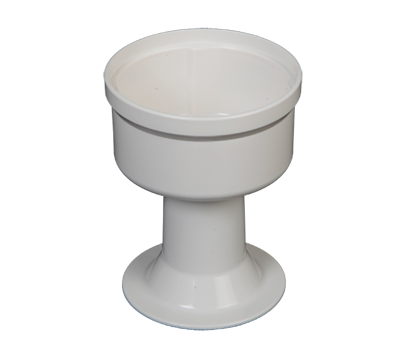 Taça branca do moinho de ervas aromáticas MS-5A02458