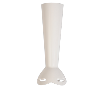 Pé de varinha plastico branco MS-0695649