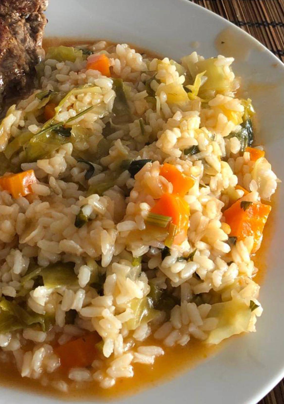 Arroz de tomate com cenoura e couve lombarda - Receita Companion Connect | Moulinex