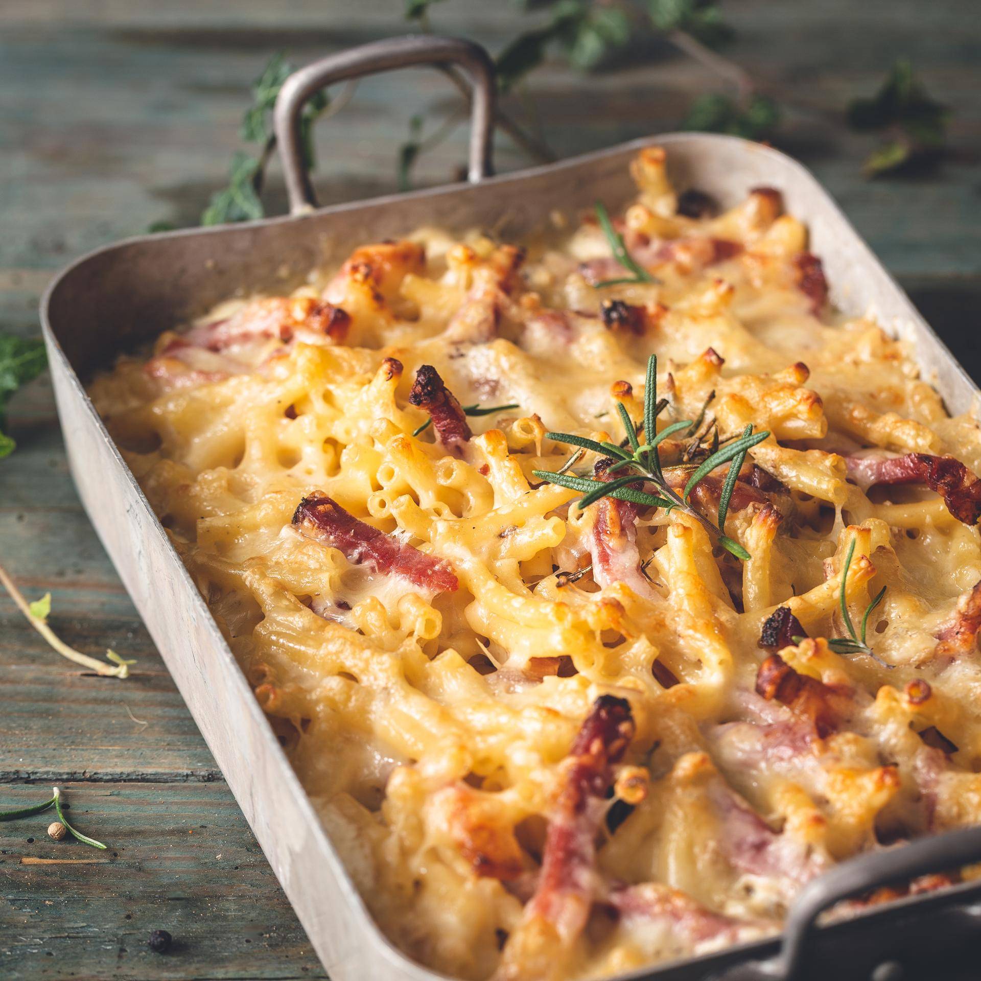 Carbonara de macarrão com queijo - Receita undefined | Moulinex