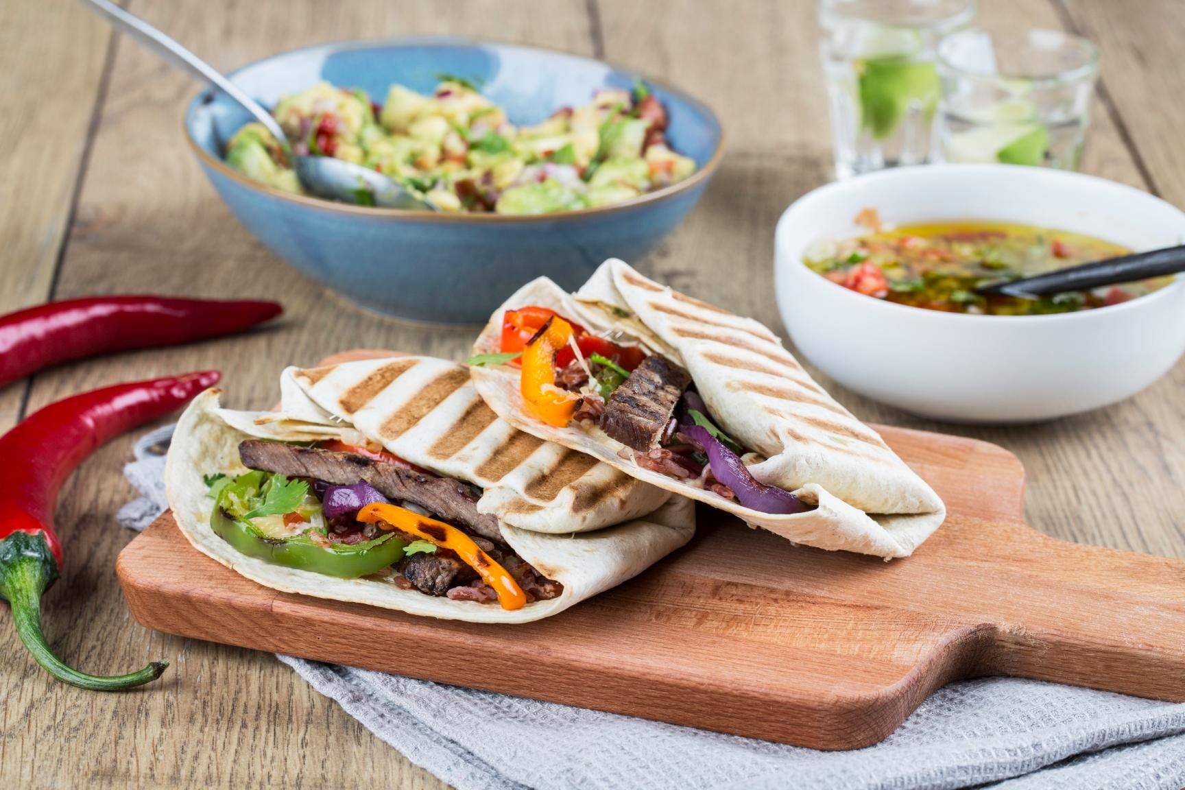 Burritos - Receita OptiGrill XL | Moulinex