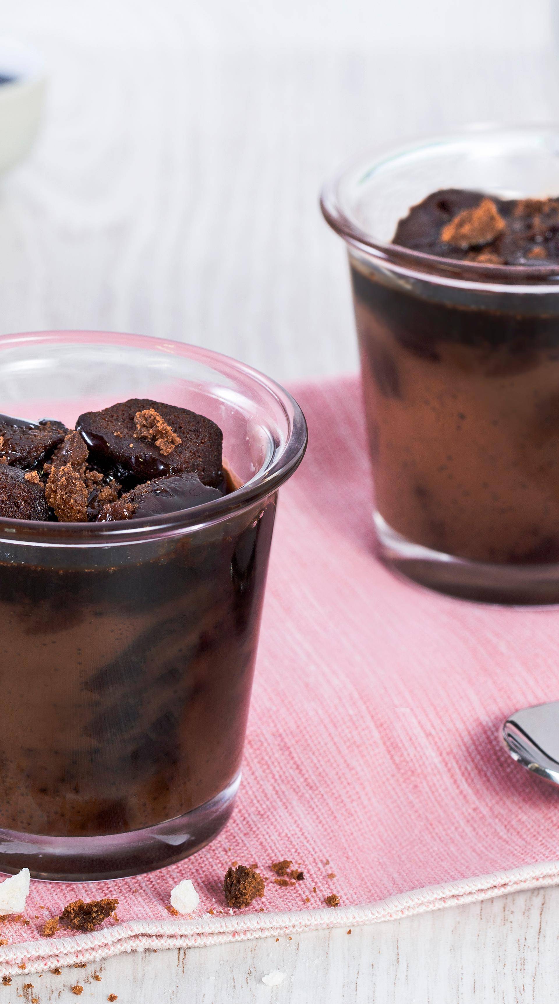 Taças de Chocolate - Receita Easy fry Silence XL / Essential XL | Moulinex