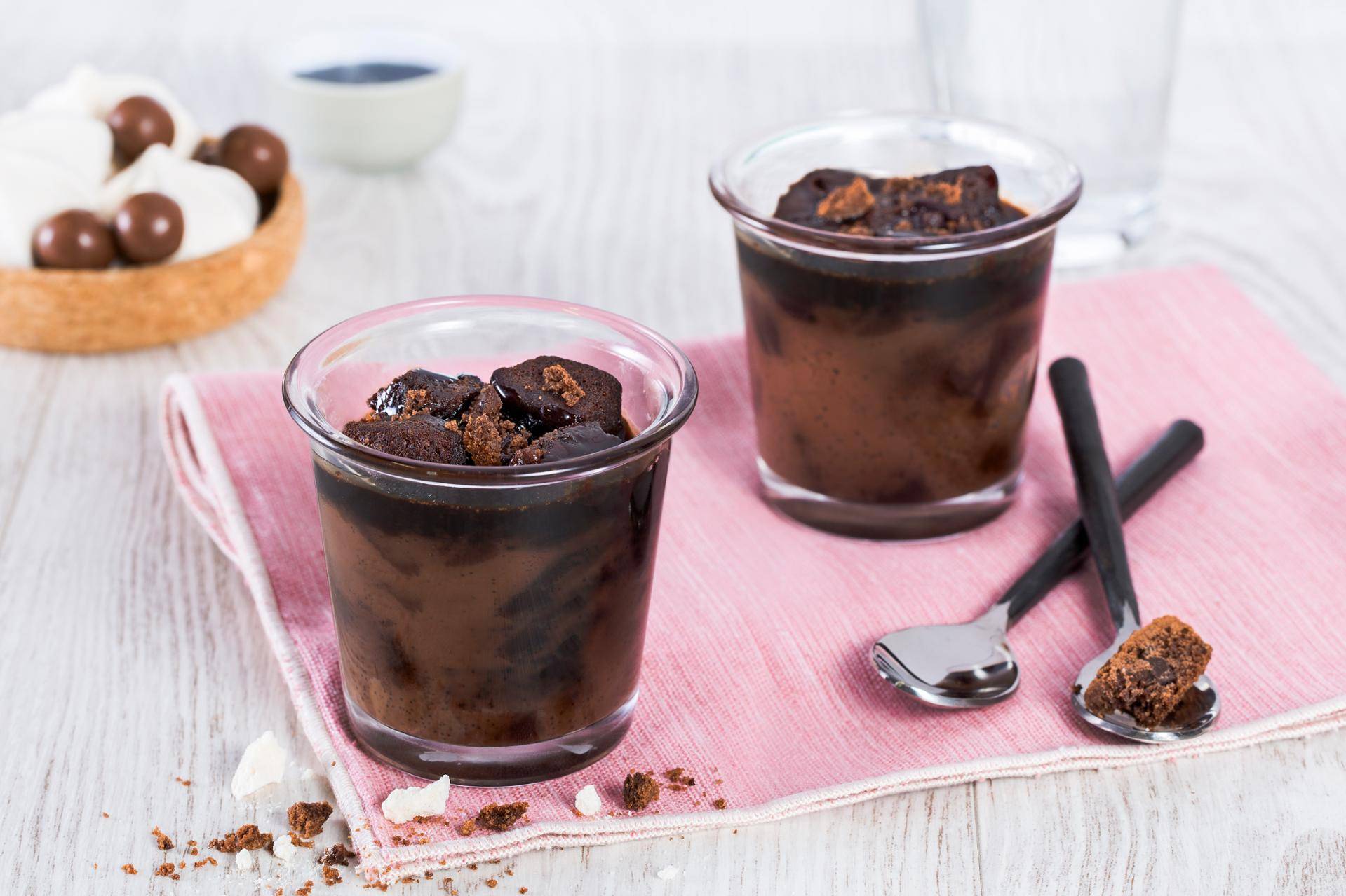 Taças de Chocolate - Receita Easy fry Silence XL / Essential XL | Moulinex