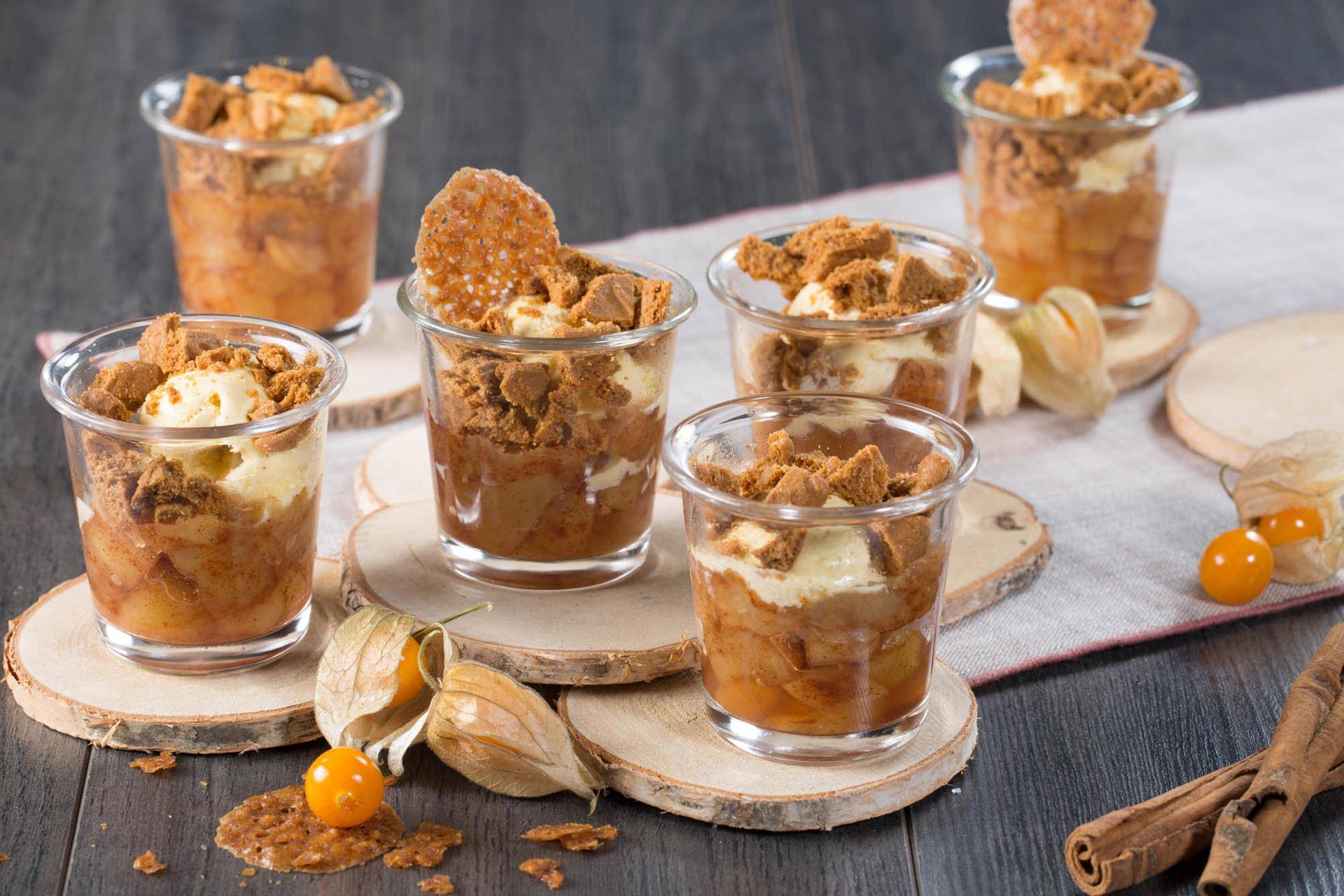 Semi-frio de maçã e canela - Receita Cookeo | Moulinex