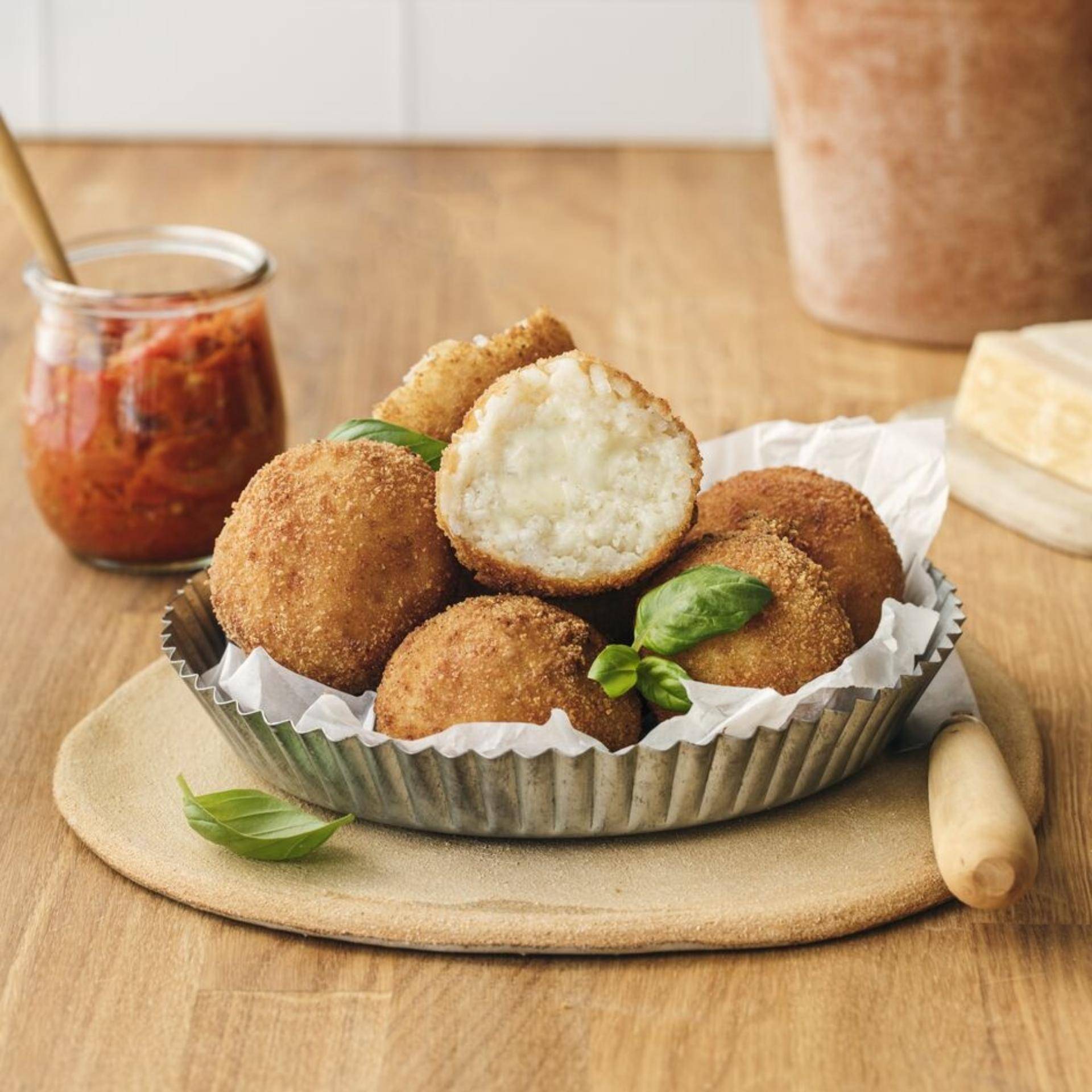 Arancini crocantes - Receita Companion Connect | Moulinex