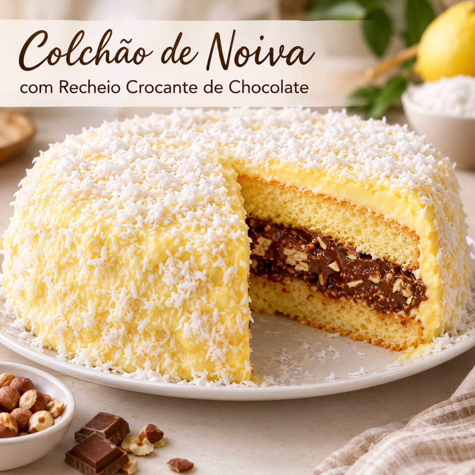 Bolo Colchão da Noiva - Receita Companion Connect XL | Moulinex