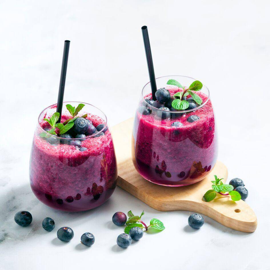 Smoothie de manteiga de amendoim e mirtilos - Receita Perfectmix + | Moulinex