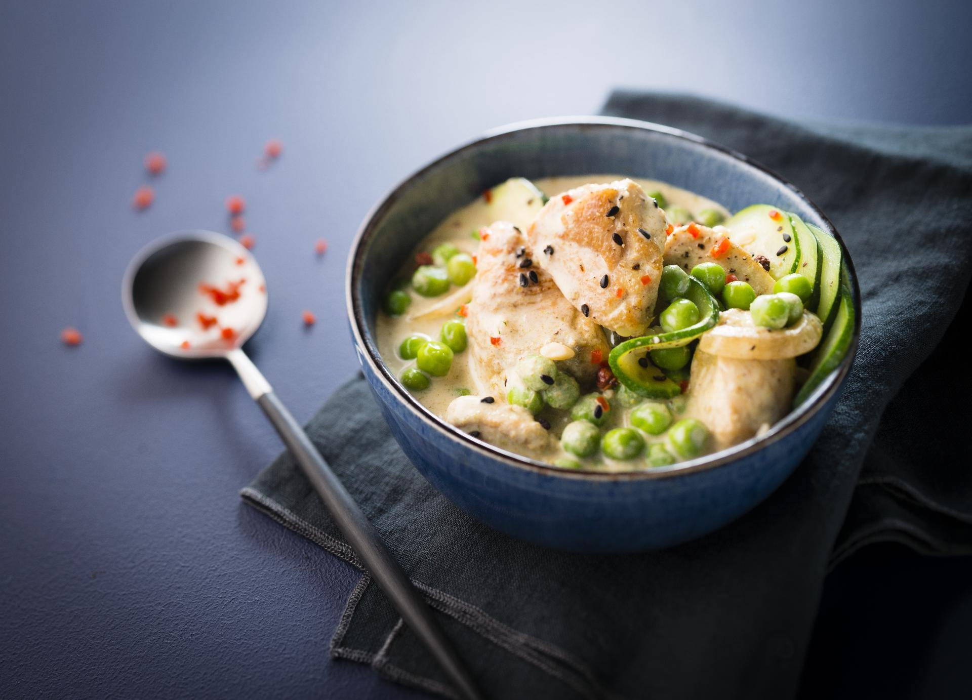 Frango com caril verde - Receita Cookeo | Moulinex