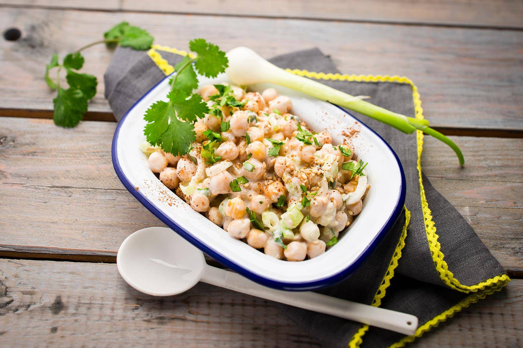 Salada de grão e sésamo - Receita Cookeo | Moulinex