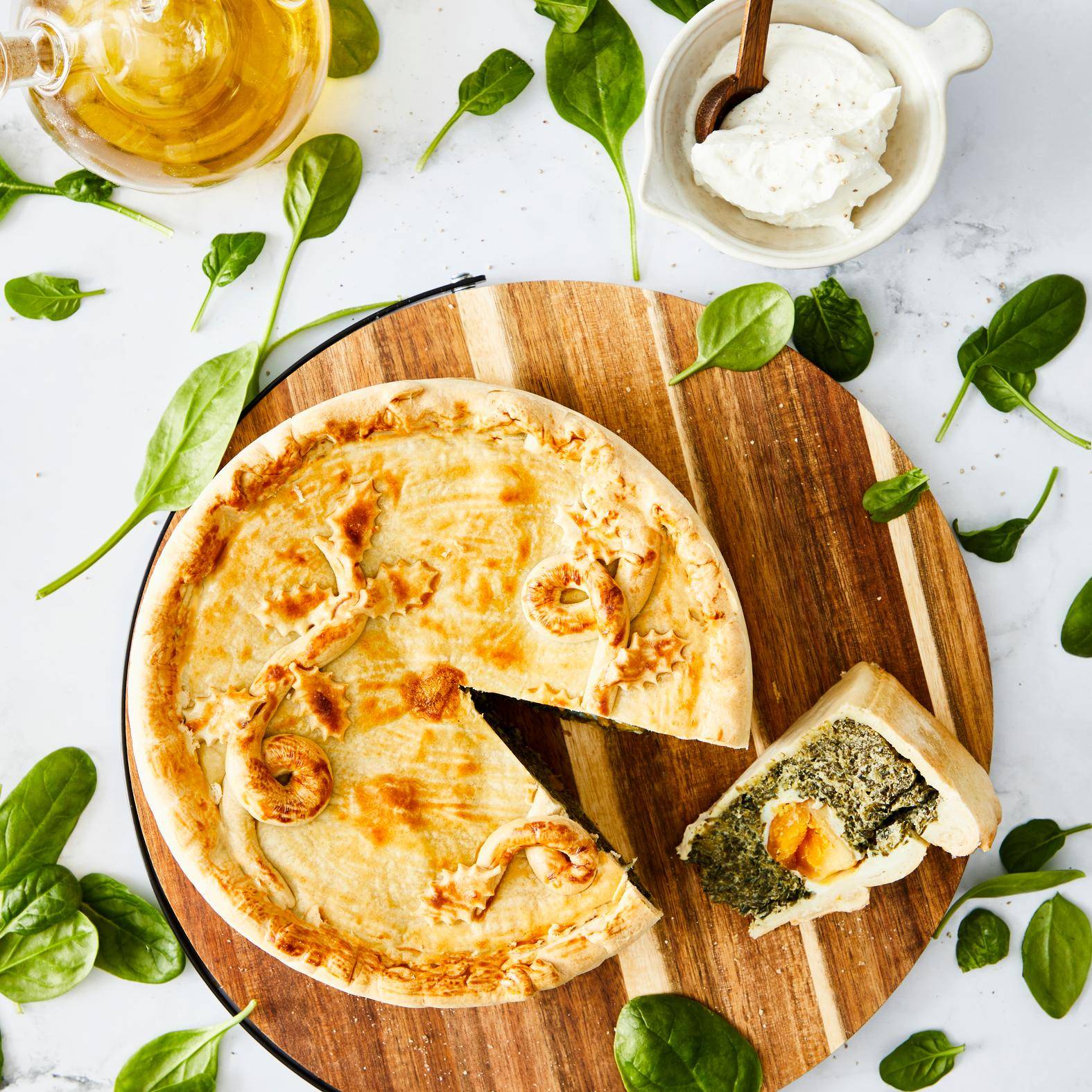 Tarte de ovo e espinafres - Receita EASY FRY GRILL & STEAM 3 in 1 | Moulinex
