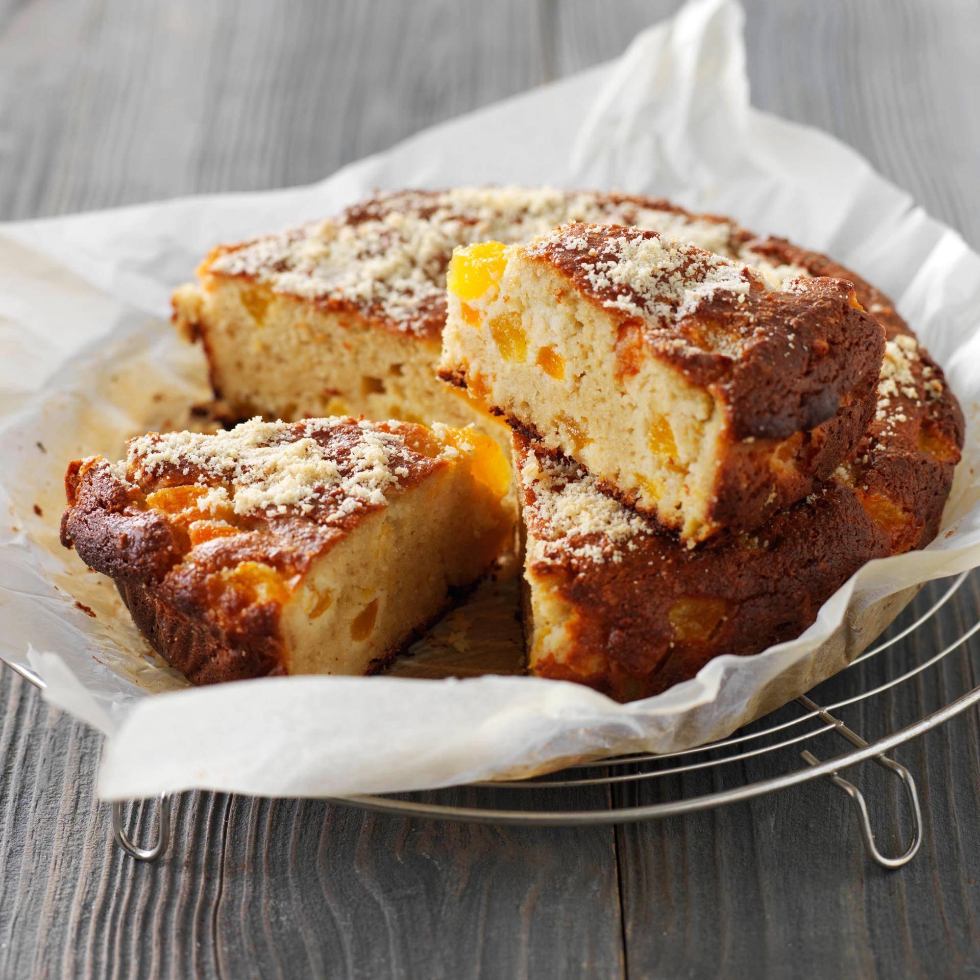 Bolo de ricotta e alperce - Receita Companion | Moulinex