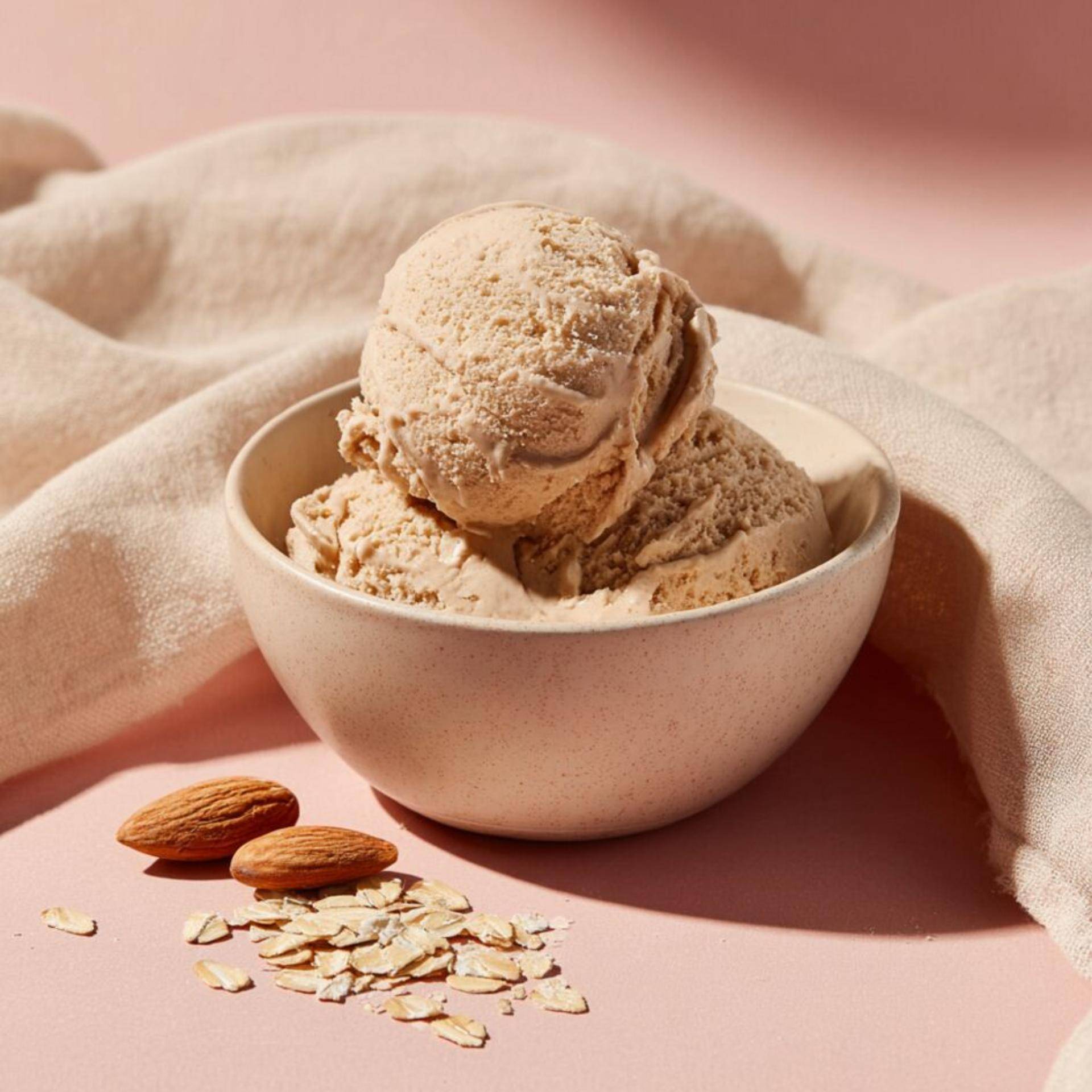 Gelado light vegan de aveia e amêndoa - Receita Dolci | Moulinex