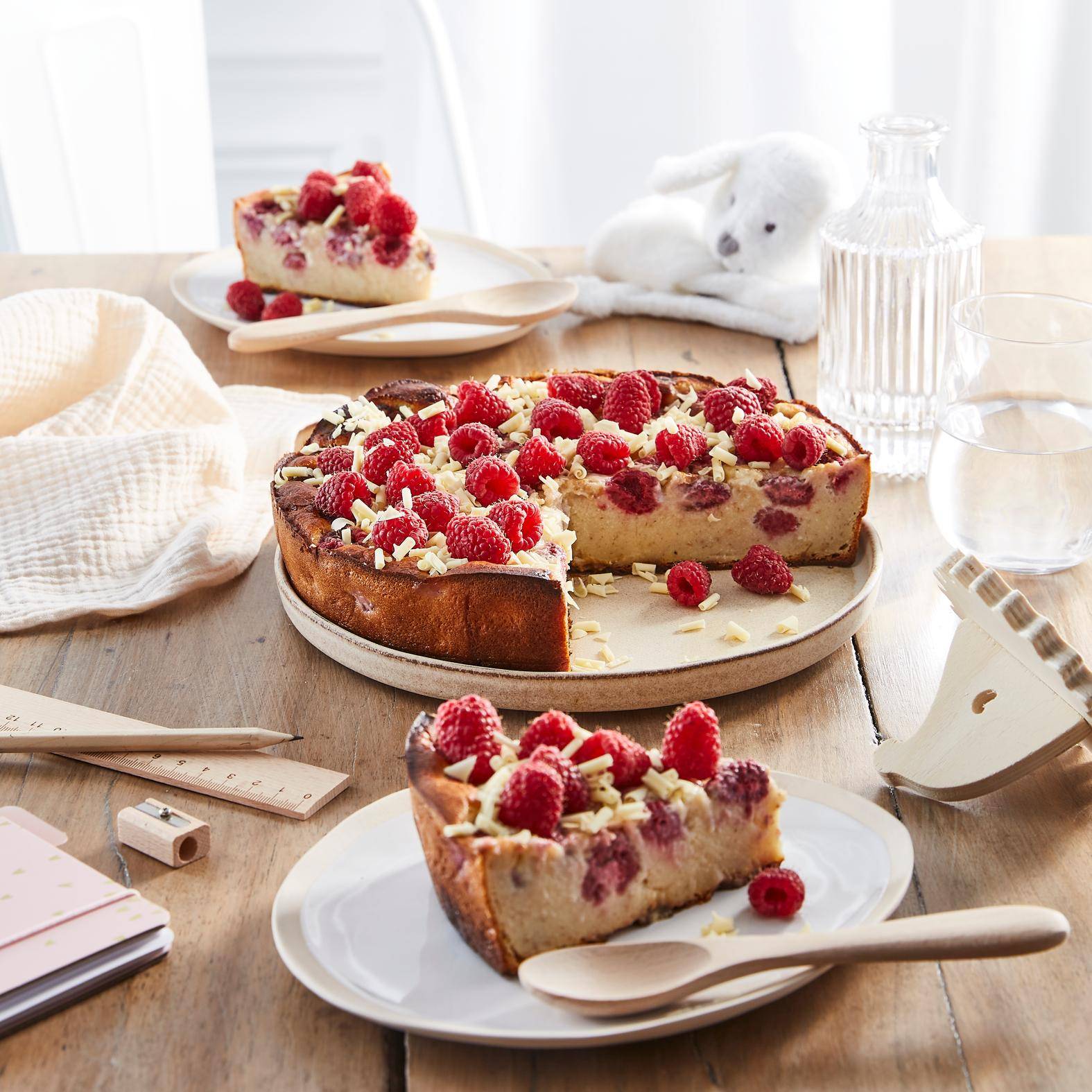 Tarte rápida framboesa chocolate branco - Receita Perfectmix + | Moulinex