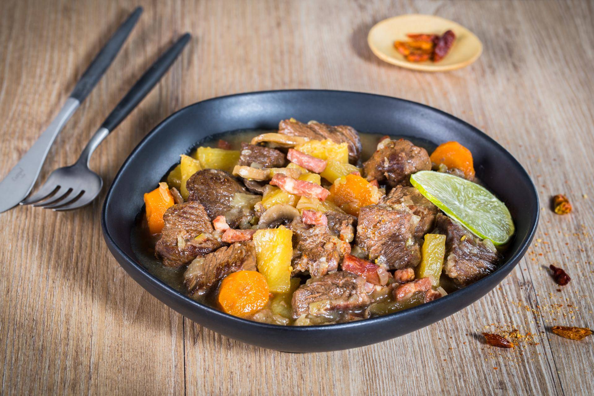 Bœuf bourguignon das ilhas - Receita Cookeo | Moulinex