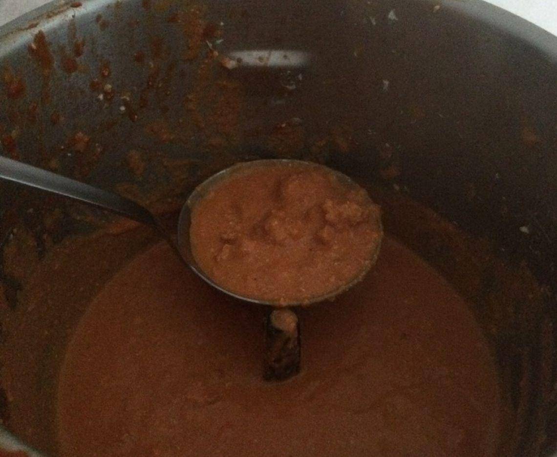 Peito de Frango = carne picada à bolonhesa com Natas (base de strogonoff) - Receita Companion XL | Moulinex