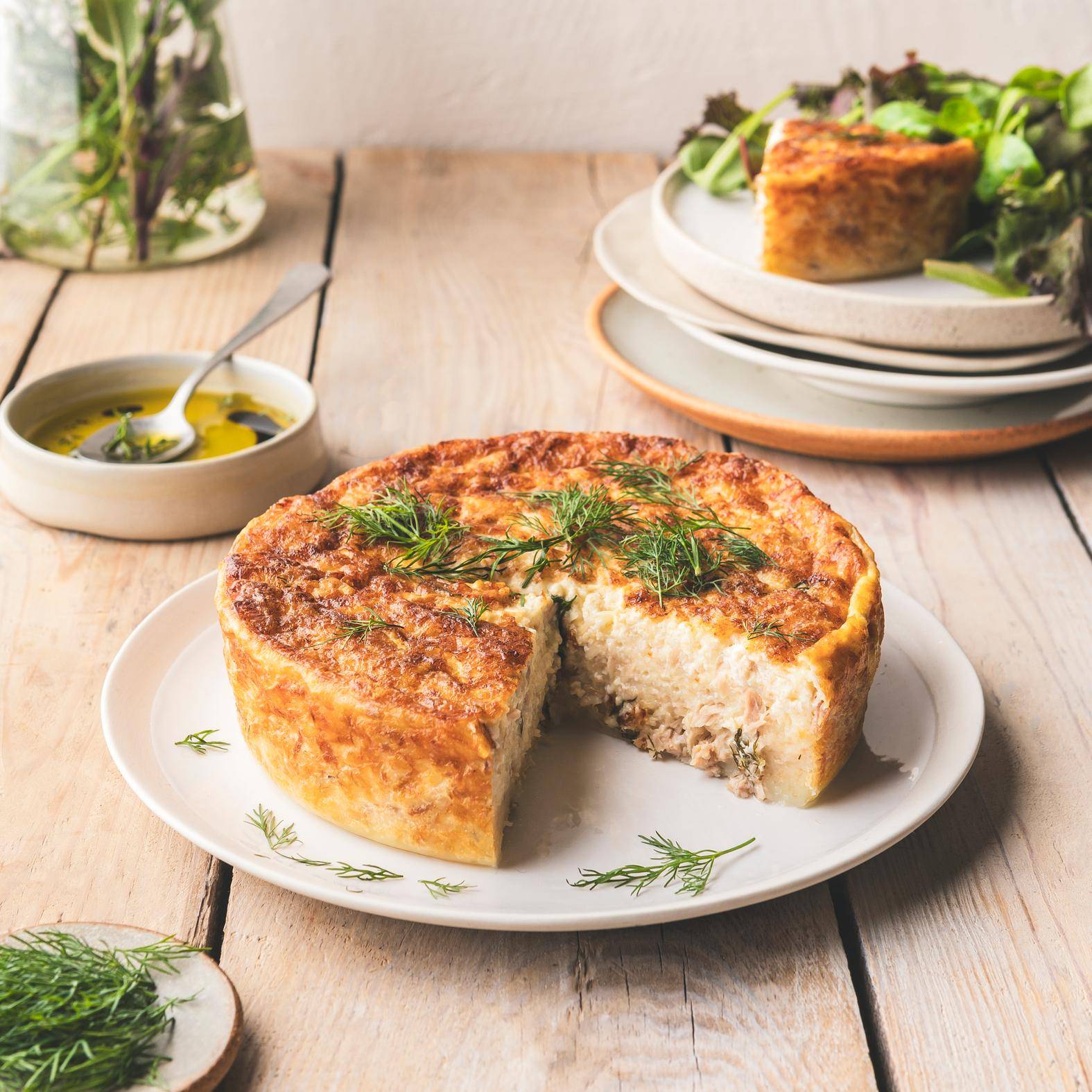Quiche de atum sem crosta - Receita Cookeo | Moulinex
