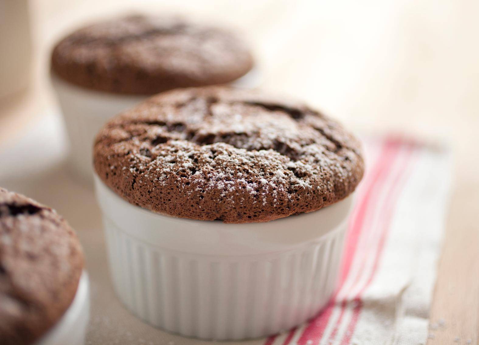 Soufflé de chocolate - Receita EASY FRY & GRILL 2 in 1 DIGITAL | Moulinex