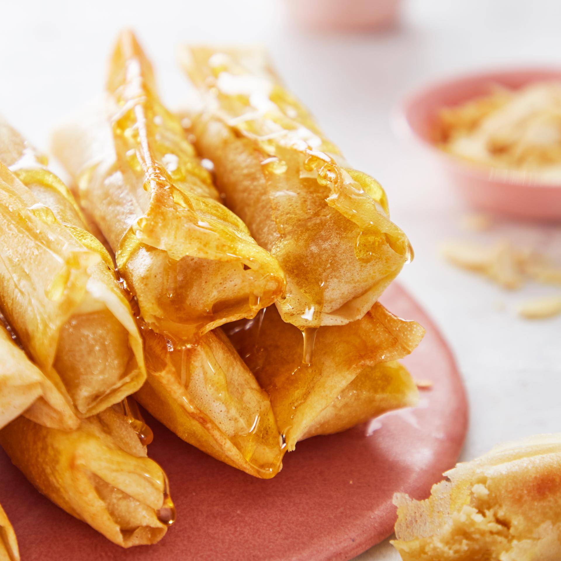 Canudos de amêndoa - Receita EASY FRY & GRILL 2 in 1 DIGITAL | Moulinex