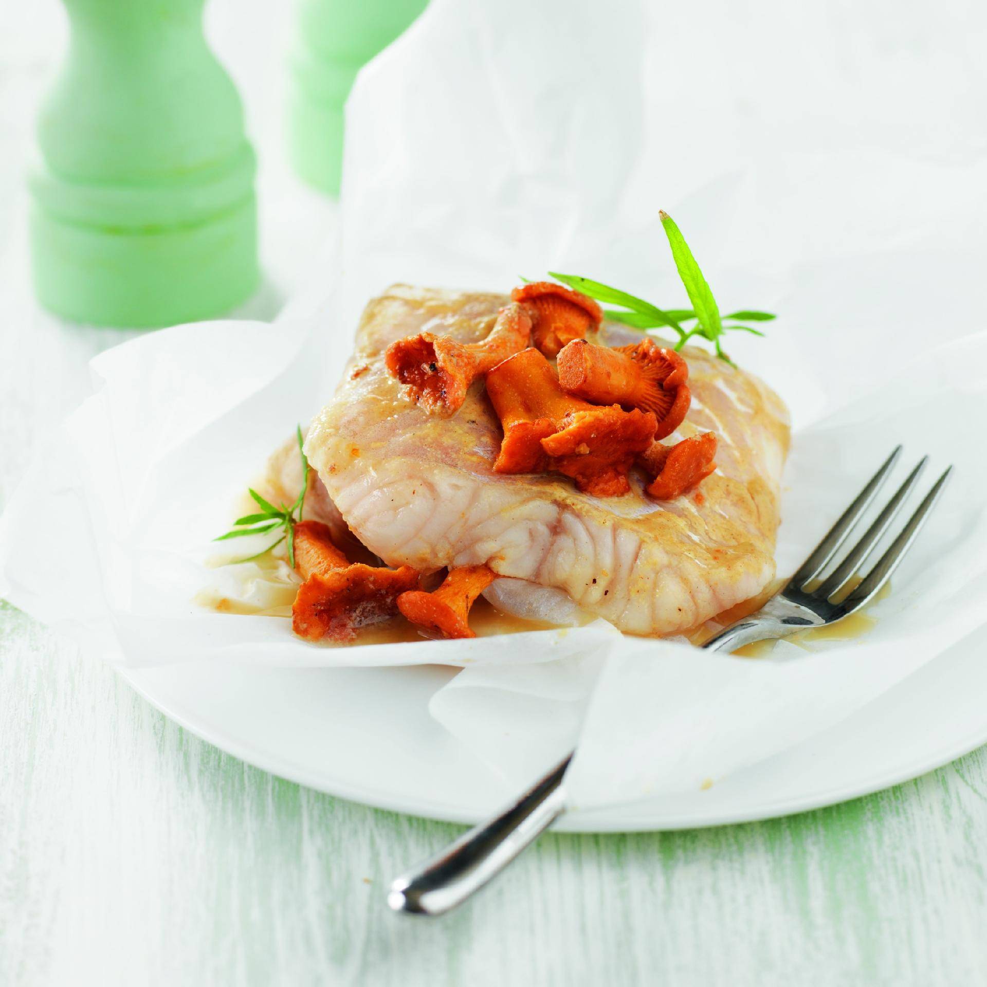 Bacalhau em Papelote com Cogumelos - Receita Companion | Moulinex