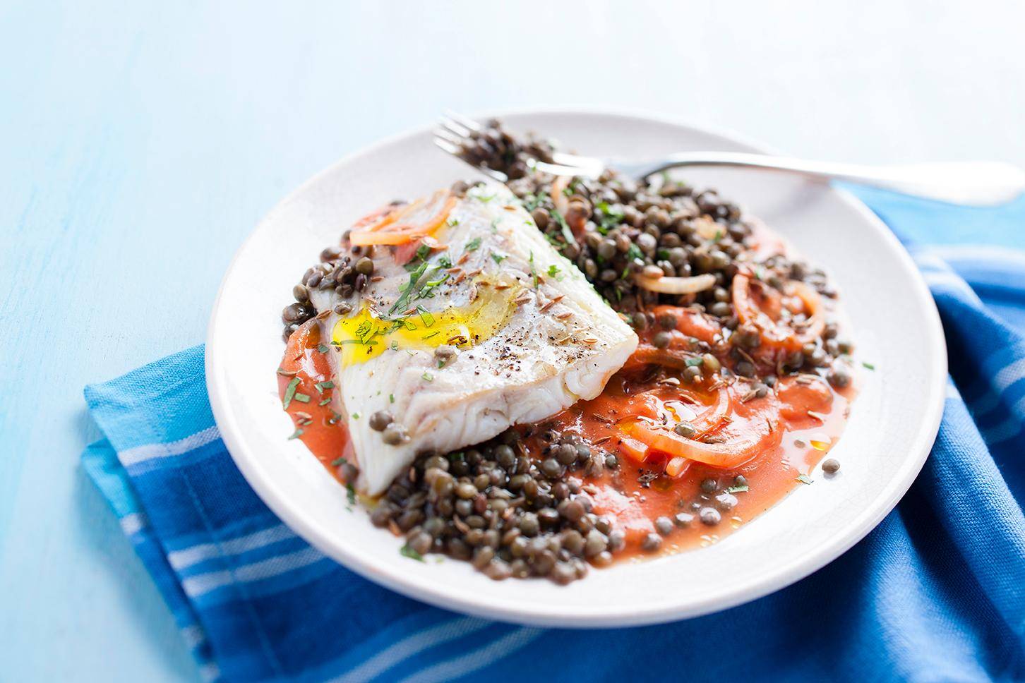 Bacalhau com lentilhas - Receita Cookeo | Moulinex