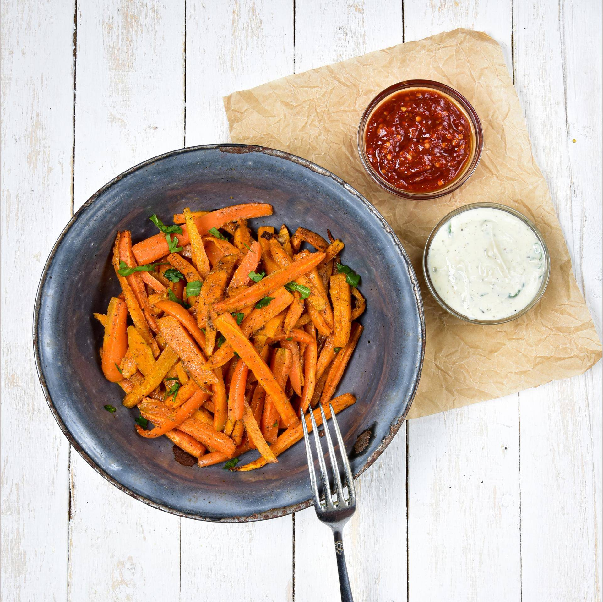 Palitos de cenoura com alho e parmesão - Receita undefined | Moulinex