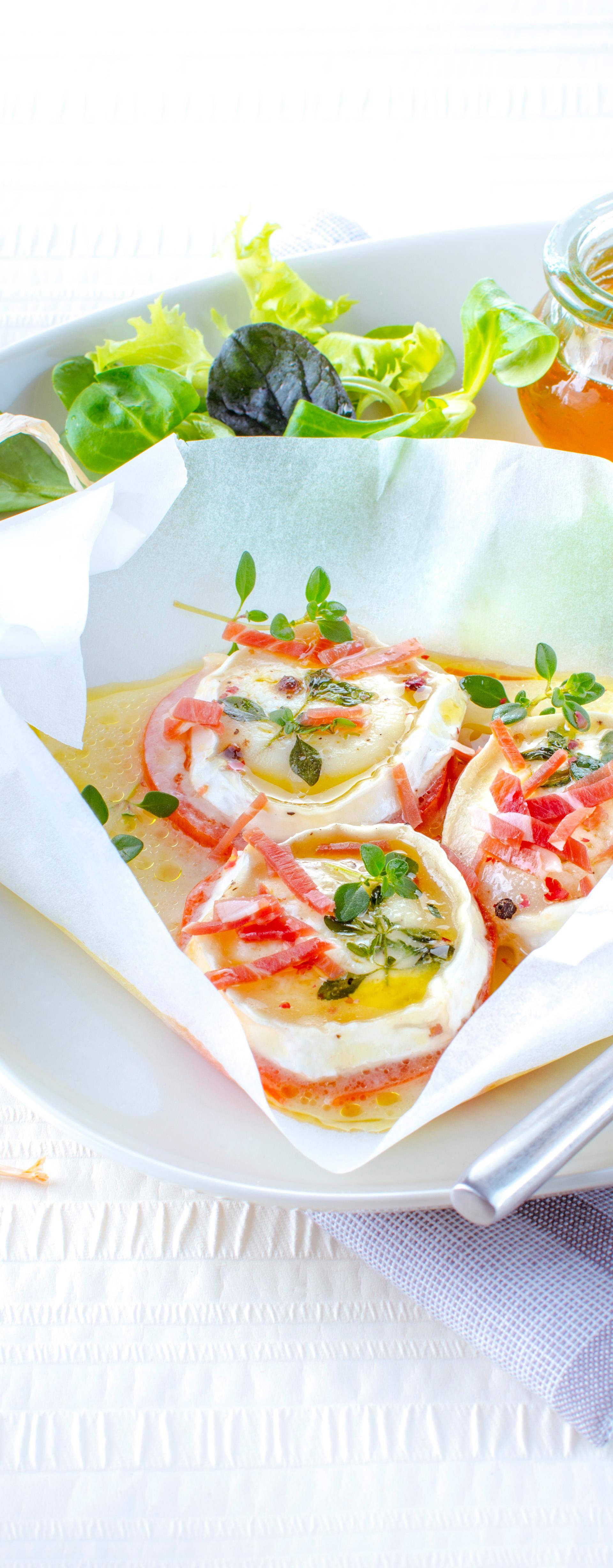 Bagels vegetarianos com queijo de cabra e mel - Receita undefined | Moulinex