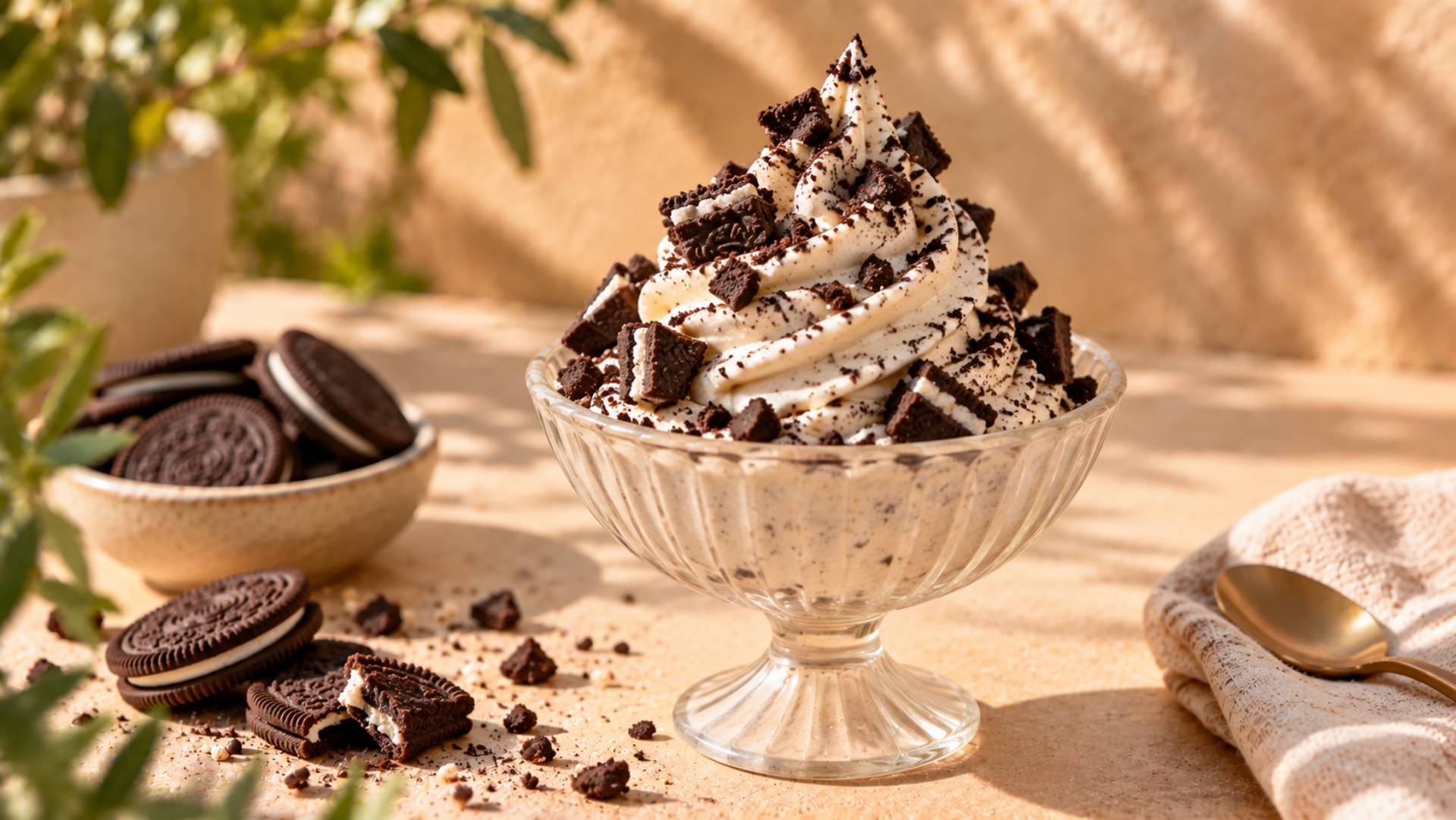 Gelado de bolacha Oreo - Receita Freezi | Moulinex