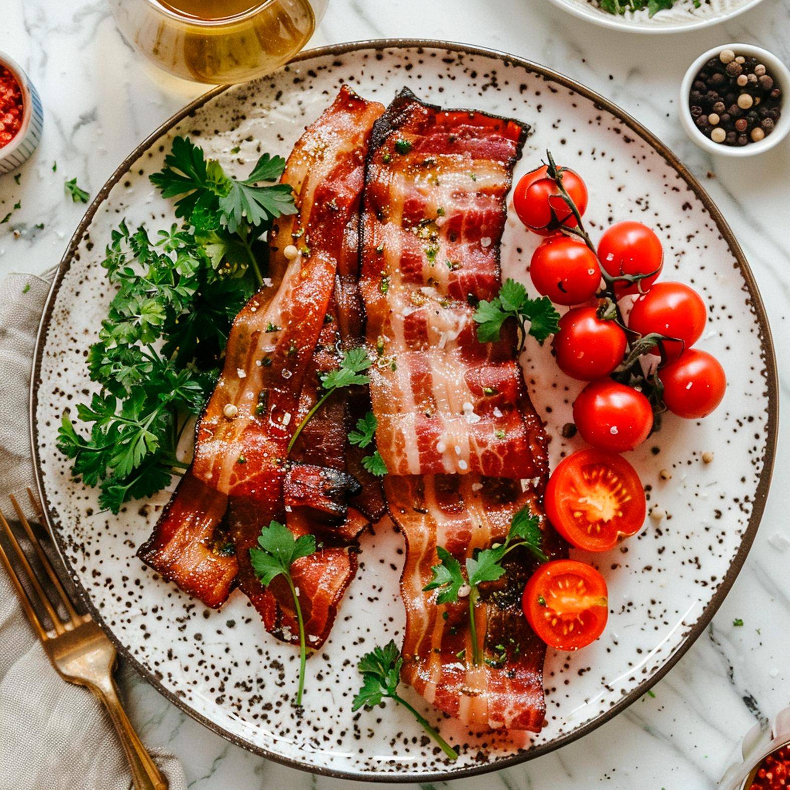Bacon fumado - Receita Easy Fry Compact | Moulinex