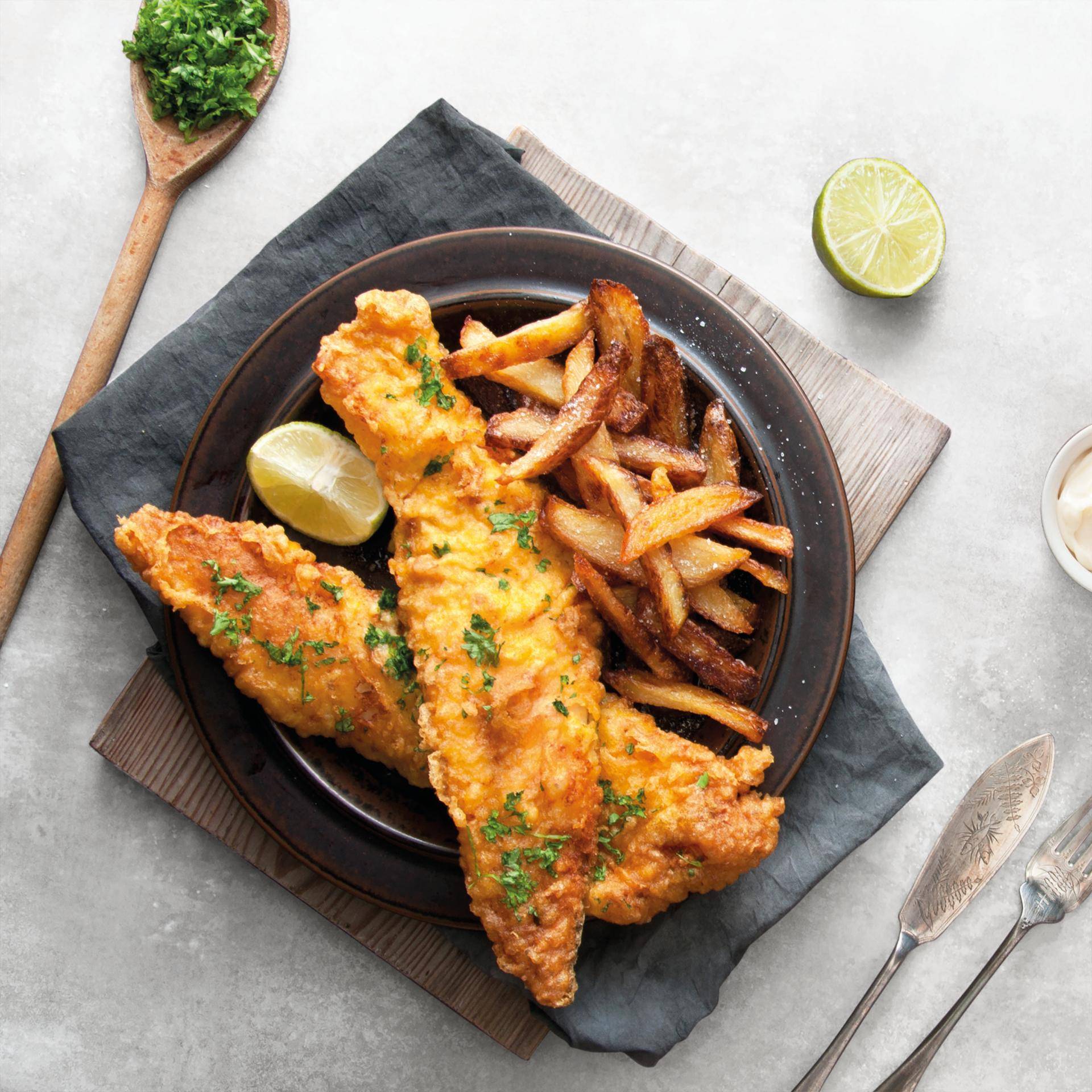 Peixe com batatas fritas - Receita Easy Fry XL Surface | Moulinex